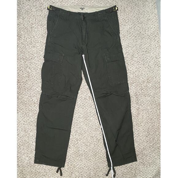 Carhartt - WIP Green Cargo Pants - 31x30 - Excellent - Picture 4 of 10